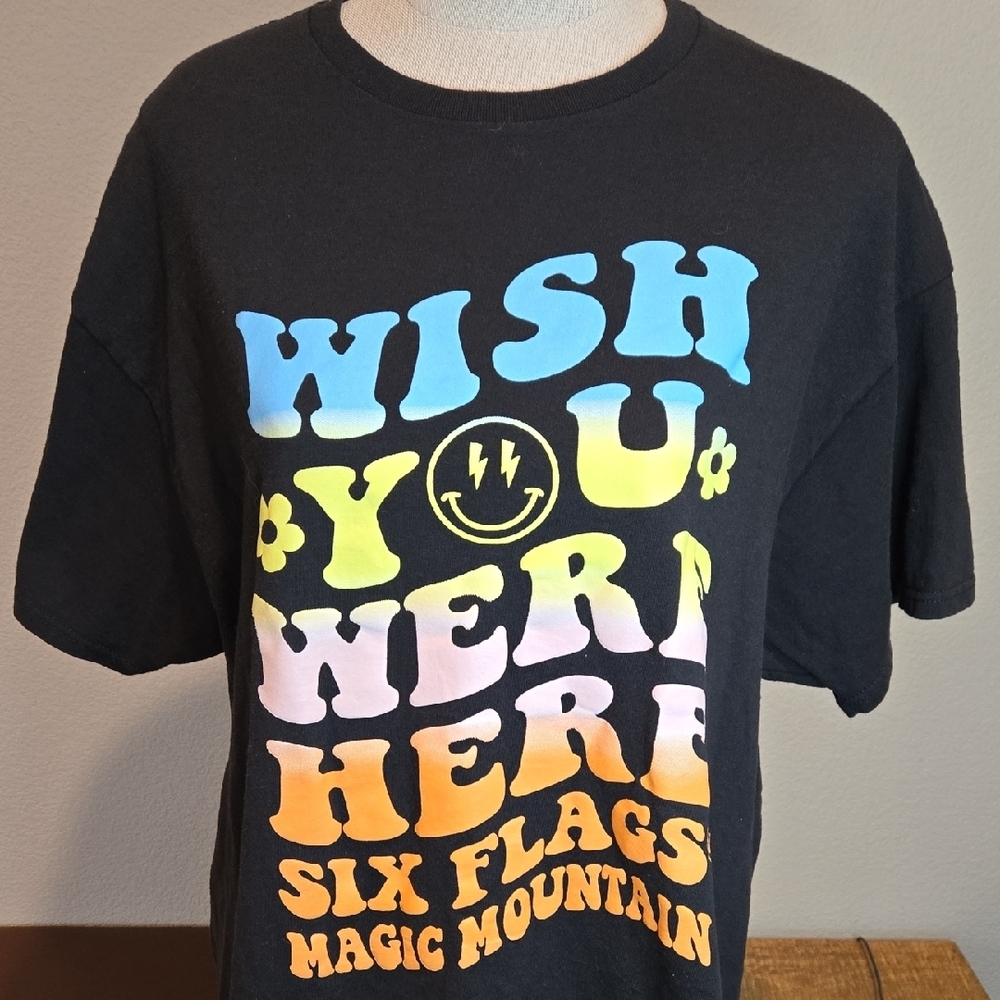 SIX FLAGS MAGIC MOUNTAIN Black‎ Tee